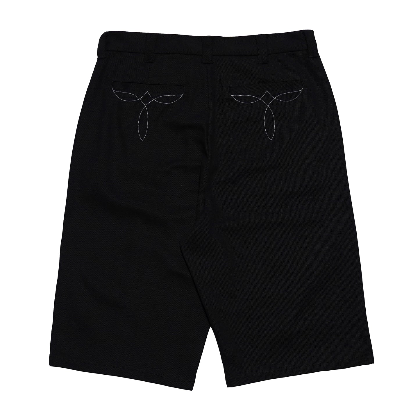 Pleated Vaquero Shorts - Black