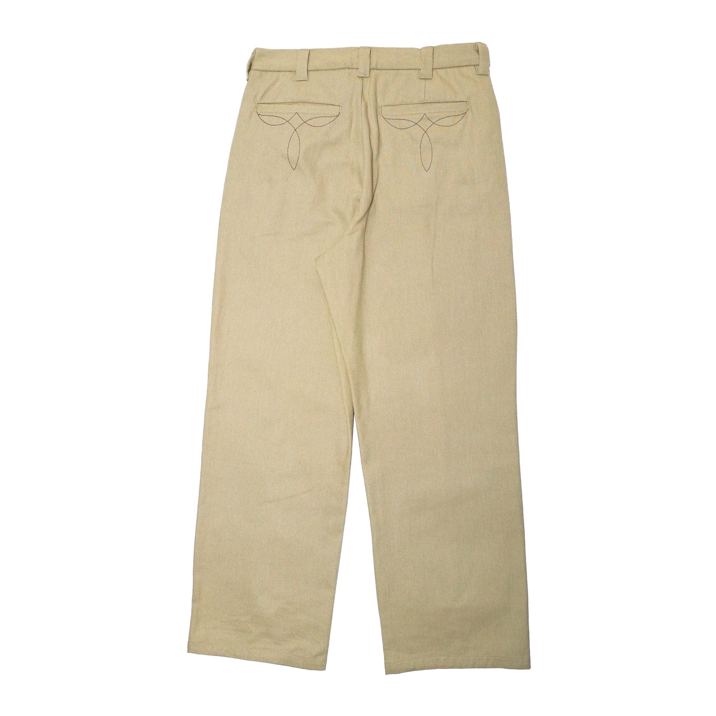 Pleated Vaquero Slacks - Tan