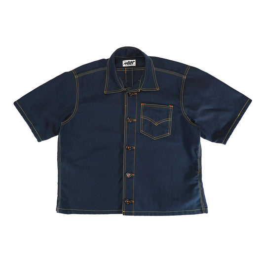 Western Button Down - Navy